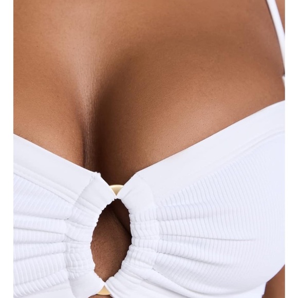 L*Space Ribbed White Maya Bikini Top (Medium) and Anna bottom (Small) - Picture 6 of 11